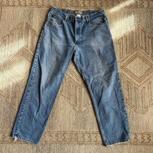 Workwear Americana Dadcore Relaxed Fit Denim Jeans L.L.Bean Men’s 38x32